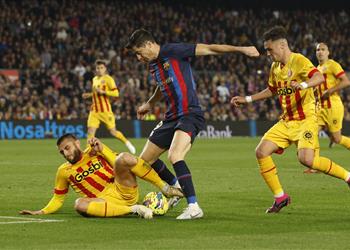 جيرونا يفكر في كسر بند الخوف قبل مباراة برشلونة