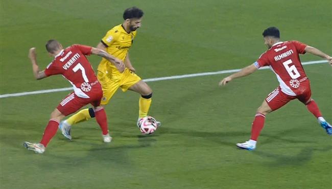 احمد عبد القادر يتلاعب بـ فيراتي وبيرسي تاو يهدر فرصه هدف عالمي امام العربي القطري