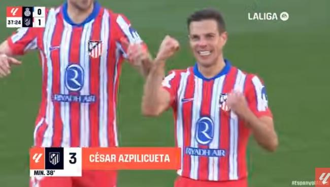 ملخص واهداف مباراة اتلتيكو مدريد واسبانيول 1 1 الدوري الاسباني