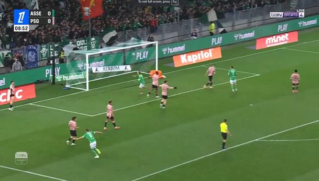 هدف سانت اتيان في مرمي باريس سان جيرمان بالدوري الفرنسي