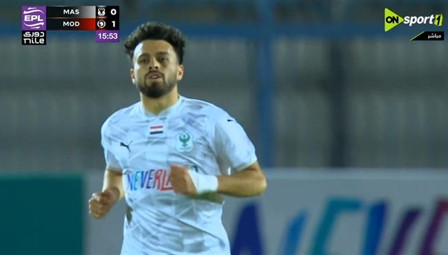 هدف صلاح محسن الاول في مرمي مودرن سبورت بالدوري المصري