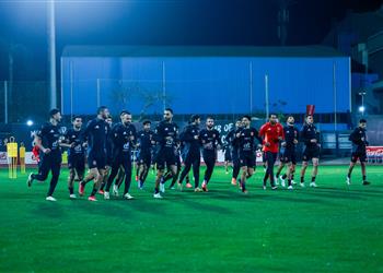 مران الأهلي كولر يحاضر اللاعبين وتدريبات بدنية استعداد ا لمواجهة الهلال السوداني
