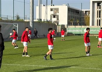 منتخب مصر تحت 17 عام ا يخوض مرانه الختامي استعداد ا لانطلاق مواجهاته في أمم إفريقيا
