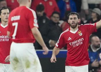 6 لاعبين من بنفيكا مهددون بالإيقاف عن مباراة برشلونة في دوري أبطال أوروبا