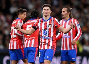 فيديو بطريقة عالمية ألفاريز يسجل هدف تعادل أتلتيكو مدريد أمام ريال مدريد