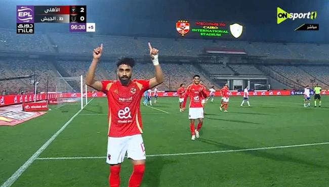 هدف مروان عطية في مرمي طلائع الجيش بالدوري المصري