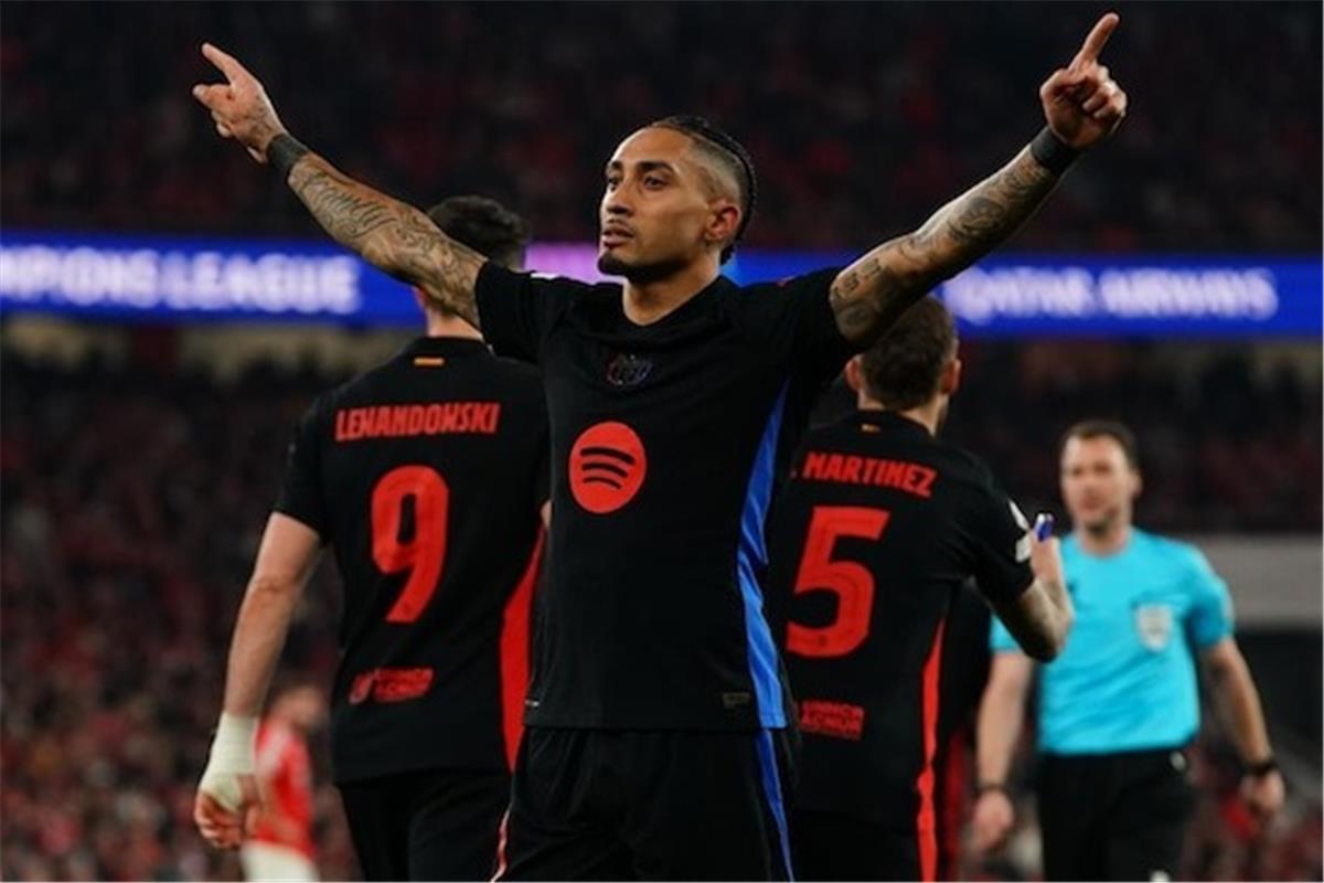 الحلم نيوز : رافينيا: برشلونة تعلم الدرس أمام بنفيكا.. ولا أنظر للأرقام الفردية