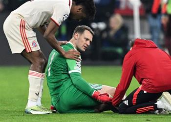 بسبب احتفاله بالهدف بايرن ميونخ يعلن تشخيص إصابة نوير ومدة الغياب المتوقعة