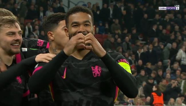 هدف ريس جيمس الرائع في مرمي كوبنهاجن بدوري المؤتمر الاوروبي