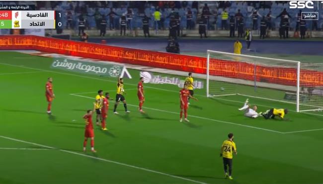 اهداف مباراة الاتحاد والقادسية المثيرة 1 1 الدوري السعودي