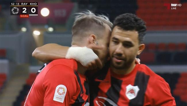هدف الريان الثاني في مرمي الخور اسيست تريزيجيه