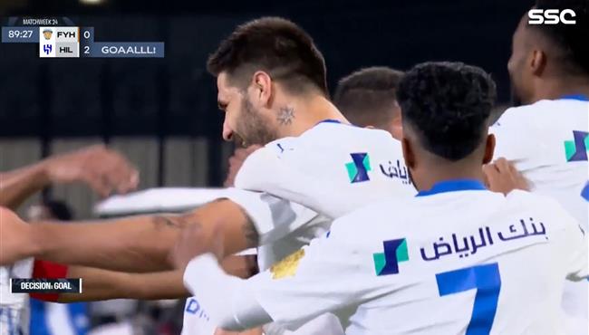 اهداف مباراة الهلال والفيحاء 2 0 الدوري السعودي