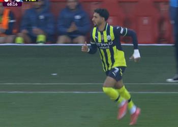 فيديو ملخص لمسات عمر مرموش في مباراة مانشستر سيتي ونوتينجهام فورست