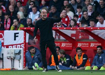 جوارديولا يوضح أسباب هزيمة مانشستر سيتي أمام نوتينجهام فورست ويصرح لدينا 10 نهائيات قادمة