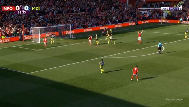 هدف فوز نوتينجهام فورست علي مانشستر سيتي 1 0 الدوري الانجليزي