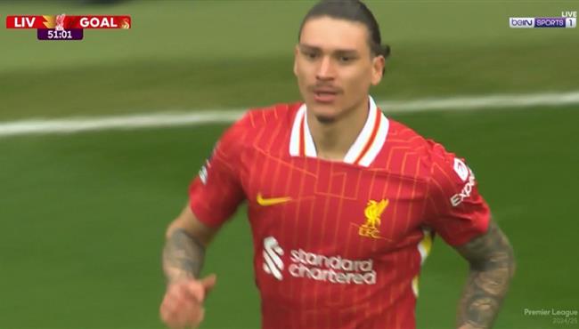 هدف داروين نونيز في مرمي ساوثهامبتون بالدوري الانجليزي