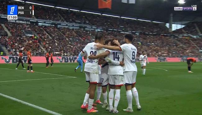 هدف باركولا في مرمي رين بالدوري الفرنسي