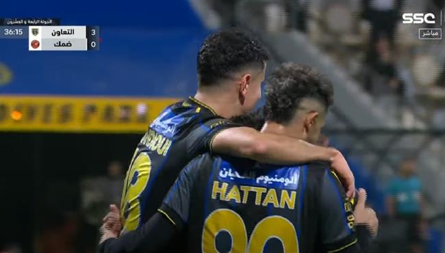 اهداف مباراة التعاون وضمك 3 0 الدوري السعودي