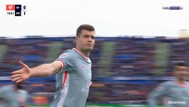 هدف اتليتكو مدريد في مرمي خيتافي بالدوري الاسباني