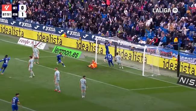 اهداف مباراة اتلتيكو مدريد وخيتافي 1 2 الدوري الاسباني
