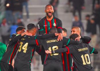 فيديو حدراف يسجل هدف الجيش الملكي المغربي الأول أمام بيراميدز