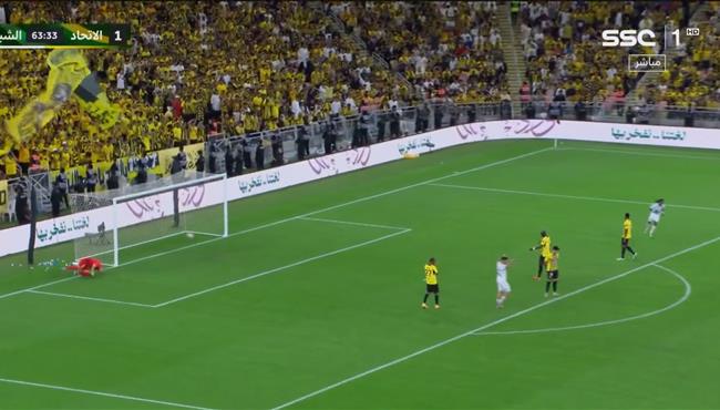 هدف عالمي في مباراة الاتحاد والشباب بكأس خادم الحرمين