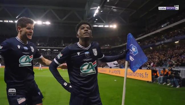 هدف مهند ال سعد في مرمي باريس سان جيرمان بكأس فرنسا