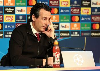 إيمري بعد ثلاثية باريس سان جيرمان واجهنا فريق ا ب ني للفوز وكنا نفكر في مباراة الإياب