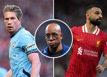 سيكون بالتشكيل المثالي إيان رايت يختار الأفضل بين محمد صلاح ودي بروين في الدوري الإنجليزي