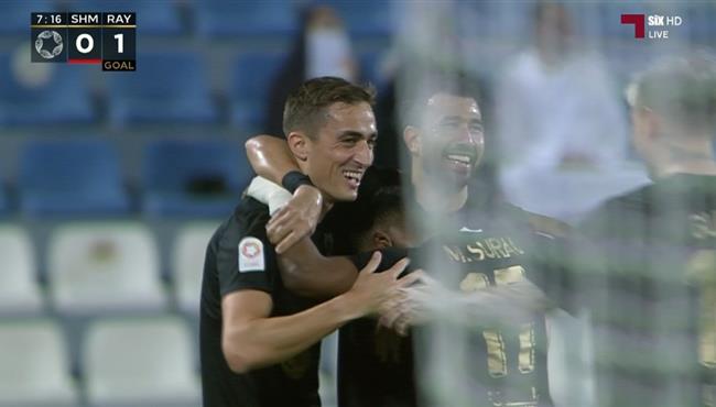 هدف الريان الاول في مرمي الشمال اسيست تريزيجيه بالدوري القطري