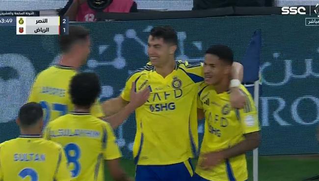 اهداف مباراة النصر والرياض 2 1 الدوري السعودي