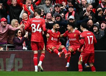 فيديو بأسيست رائع من محمد صلاح لويس دياز يسجل هدف ليفربول الأول أمام وست هام