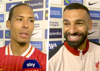 محمد صلاح ي لمح ضاحك ا إلى مصير فان دايك مع ليفربول والهولندي يرد