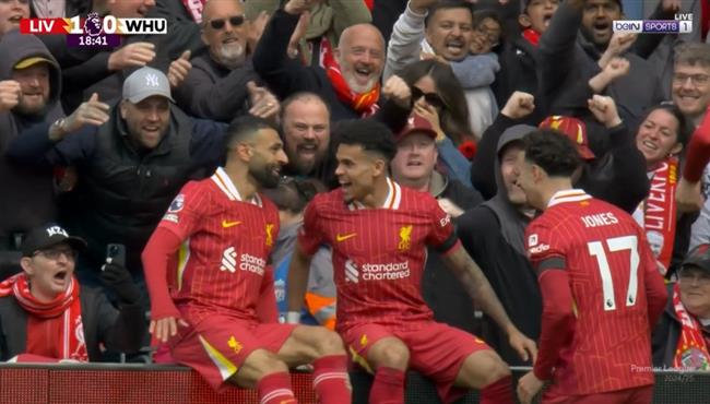 اهداف مباراة ليفربول وست هام 2 1 الدوري الانجليزي