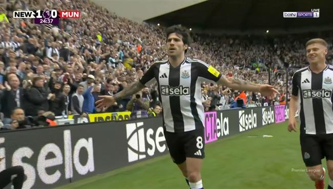 هدف تونالي في مرمي مانشستر يونايتد بالدوري الانجليزي