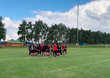 مران الأهلي فقرات فنية وتكتيكية ووسام أبو علي يكتفي بالتأهيل استعداد ا لصن داونز