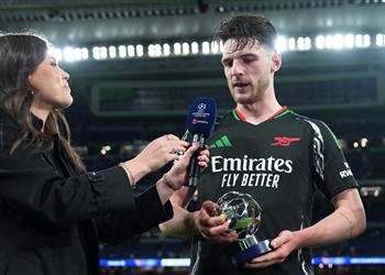 ديكلان رايس يكشف سر فوز آرسنال على ريال مدريد ويؤكد نريد الفوز بـ دوري أبطال أوروبا