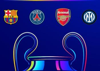 مواعيد مباريات نصف نهائي دوري أبطال أوروبا 2025