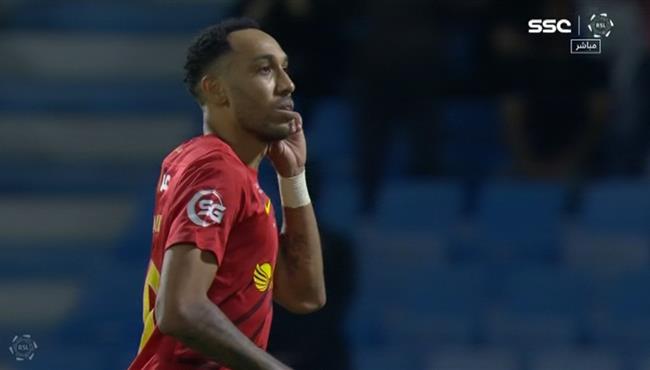 هدف اوباميانج في مرمي النصر بالدوري السعودي