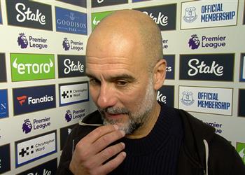 جوارديولا بعد تخطي إيفرتون لا نشعر بالأسف على أنفسنا وهذا ما قلته لنفسي قبل المباراة