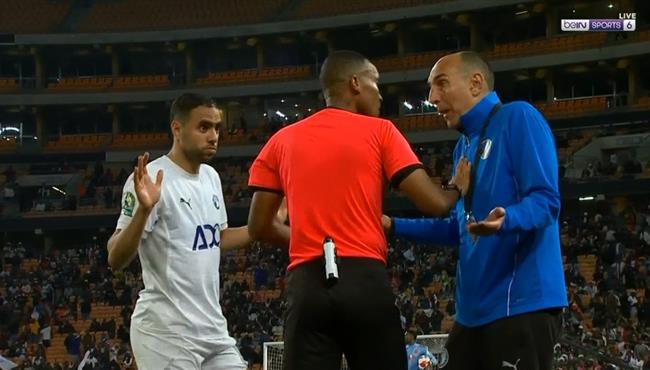 هدف بيراميدز الاول الملغي المثير للجدل امام اورلاندو بايرتس وردود افعال المدرب واللاعبين