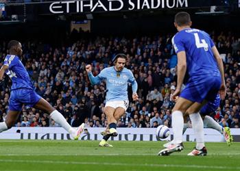 فيديو جاك جريليش يسجل هدف مانشستر سيتي الأول أمام ليستر سيتي