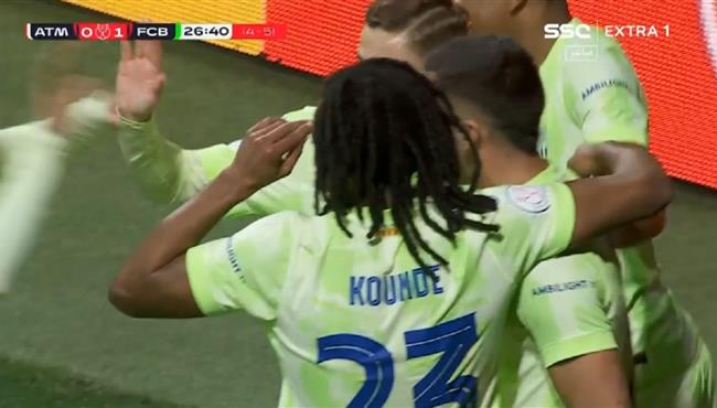 هدف فوز برشلونة علي اتلتيكو مدريد 1 0 كأس ملك اسبانيا