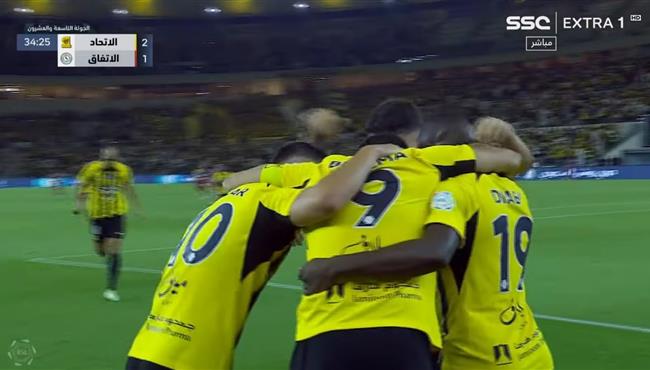 اهداف مباراة الاتحاد والاتفاق 3 2 الدوري السعودي
