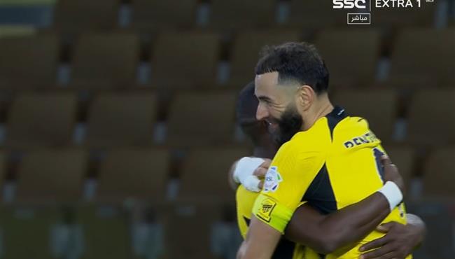 هدف كريم بنزيما في مرمي الاتفاق بالدوري السعودي