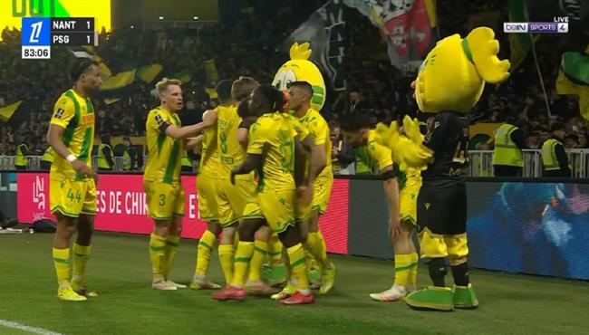 اهداف مباراة نانت وباريس سان جيرمان في الدوري الفرنسي