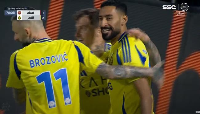 اهداف مباراة النصر وضمك 3 2 الدوري السعودي