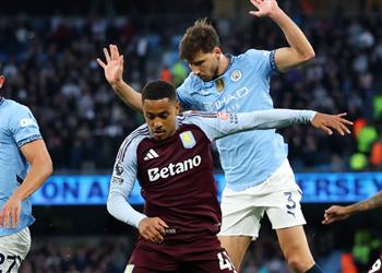 أورتيجا يتعجب من تصرف التحكيم في مباراة مانشستر سيتي وأستون فيلا