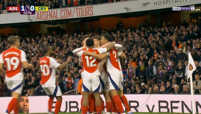 اهداف مباراة ارسنال وكريستال بالاس 2 2 الدوري الانجليزي