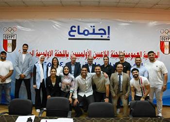 أحمد الجندي رئيس ا للجنة اللاعبين بالأولمبية المصرية